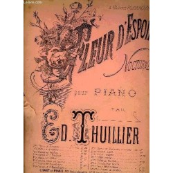 E. Thuillier - Fleur d'espoir - Piano - Recueil