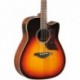 Yamaha A1MVS - Guitare folk électro-acoustique table épicéa sitka massif sunburst avec étui