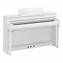 Yamaha CLP-745WH - Piano numérique meuble Blanc mat 88 touches bois GrandTouch-S