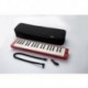 Yamaha P-37ERD - Pianica Melodica 37 touches rouge avec étui, tube et embouchure