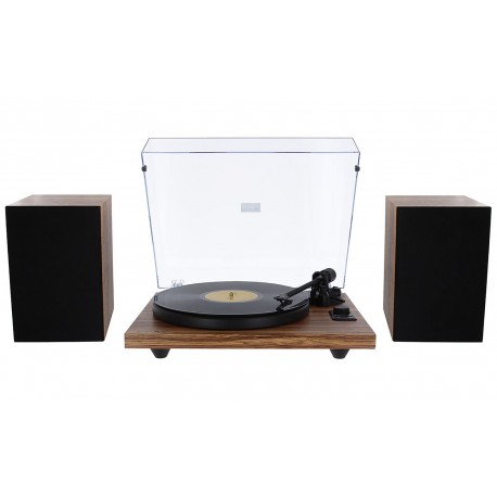 Enova hifi VISION2 SET WDL - Platine vinyle + Enceintes hifi USB/Bluetooth finition bois