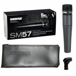 Shure SM57 - Micro instrument dynamique cardioide + pochette