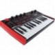 Akai Professional MPKMINIPLAYMK3 - Clavier maitre usb avec 128 sons 8 pads 4 controleurs rotatifs et haut-parleur