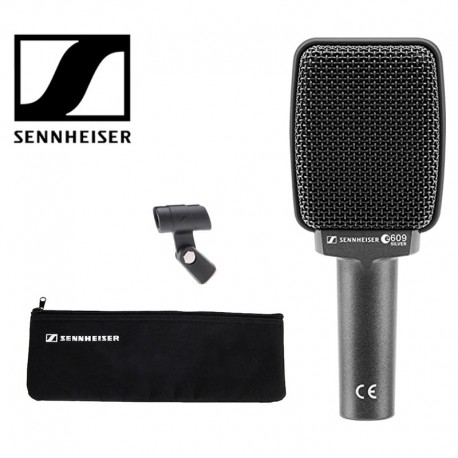 Sennheiser E609 - Micro dynamique cardioide plat pour ampli + pince + pochette