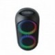 Power Acoustics GOZIK LED BLACK - Sonorisation portable USB/MP3/BT/SD 2 entrées guitare 2 entrées Micro 120w