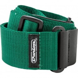 Dunlop D07-01RG - Courroie Poly Strap verte pour guitare