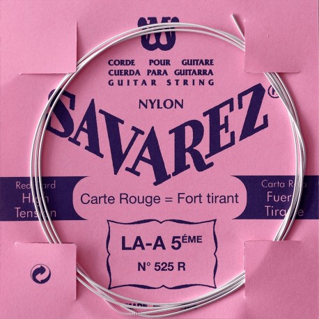 Savarez 525R - Corde La Carte Rouge Fort Tirant pour guitare classique