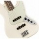 Fender American Pro Jazz Bass® - Basse électrique Rosewood Fingerboard Olympic White avec étui