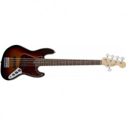 Fender American Standard Jazz Bass® V - Basse électrique 5 cordes Rosewood Fingerboard 3 tons Sunburst avec étui