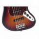 Fender American Standard Jazz Bass® V - Basse électrique 5 cordes Rosewood Fingerboard 3 tons Sunburst avec étui