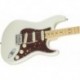 Fender American Elite Stratocaster® - Guitare électrique Maple Fingerboard Olympic Pearl avec étui