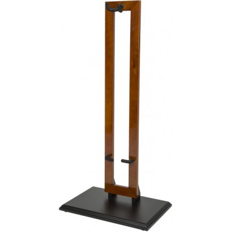 Stand guitare Fender® Bois Cherry avec socle bois noir