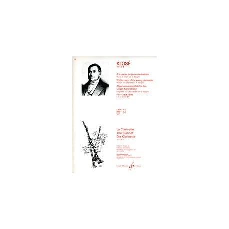 Hyacinthe-Eléonore Klosé - A La Portee Du Jeune Clarinettiste Volume 1 - Clarinette - Recueil