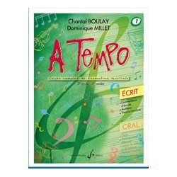 Chantal Boulay - A Tempo - Partie Ecrite - Volume 7 - Solfege - Recueil