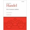 Georg Friedrich Händel - Four Coronation Anthems - Mixed Choir and Ensemble - Vocal Score