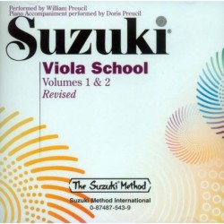 Shinichi Suzuki - Suzuki Viola School 1 + 2 CD - Viola - CD