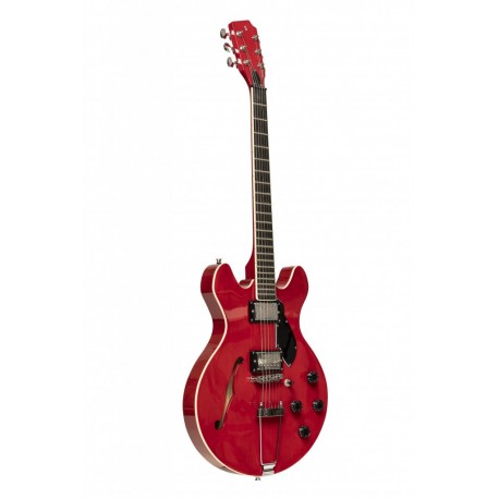 Stagg SVY 533 TCH - Guitare électrique série Silveray modèle 533 avec corps en acajou massif Noir