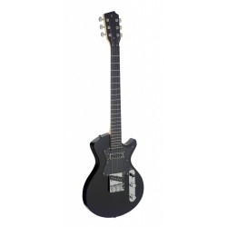 Stagg SVY CST BK - Guitare électrique série Silveray modèle Custom avec corps en aulne massif Noir