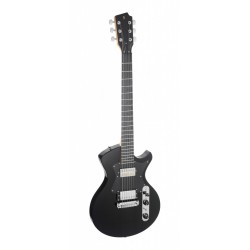 Stagg SVY SPCL BK - Guitare électrique série Silveray modèle Special avec corps en acajou massif Noir