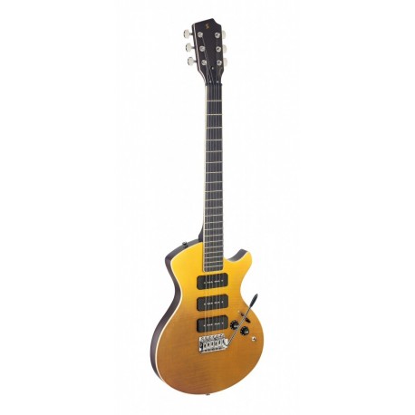 Stagg SVY NASHDLX FSB - Guitare électrique série Silveray modèle Nash Deluxe avec corps en aulne massif Sunburst Flammé