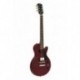 Stagg SEL-HB90 CHERRY - Guitare électrique série Standard avec corps en acajou massif et table plate Cherry