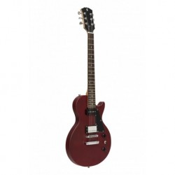 Stagg SEL-HB90 CHERRY - Guitare électrique série Standard avec corps en acajou massif et table plate Cherry