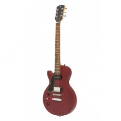 Stagg SEL-HB90 CHRRYL - Guitare électrique série Standard avec corps en acajou massif et table plate Cherry modèle gaucher