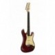 Stagg SES-30 CAR - Guitare électrique standard "S" Candy Apple Red