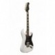 Stagg SES-60 WHB - Guitare électrique avec corps en aulne massif Blanc
