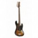 Stagg SBJ-30 SNB - Basse électrique "J" standard Sunburst