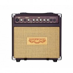 Carlsbro SHERWOOD 20 - Ampli combo 20W 1x 6,5" 2 canaux pour guitare acoustique et micro