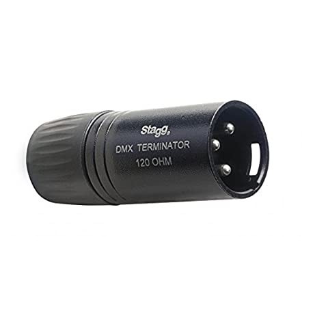 Stagg NDXTERMINR-3 - Terminaison de ligne DMX 110 ohms XLR Mâle 3 broches