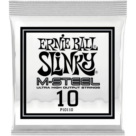 Ernie Ball 10110 - Corde .010 M-Steel pour guitare électrique (vendue à l'unité)