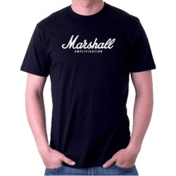 Marshall TSAMP01-H-BK-L - T-shirt Marshall amplification noir taille L