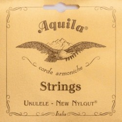 Aquila 8U - Jeu de cordes New Nylgut GCEA (Sol grave) pour ukulele concert