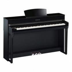 Yamaha CLP-735PE - Piano numérique meuble Clavinova Noir Laqué 88 touches GrandTouch-S