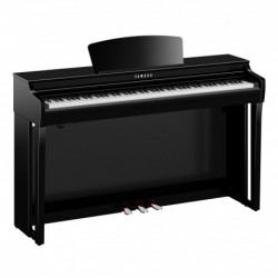 Yamaha CLP-725PE - Piano numérique meuble Clavinova Noir laqué 88 touches GrandTouch-S