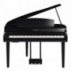 Yamaha CLP-765GP - Piano quart de queue numérique meuble Clavinova Noir laqué 88 touches bois GrandTouch-S