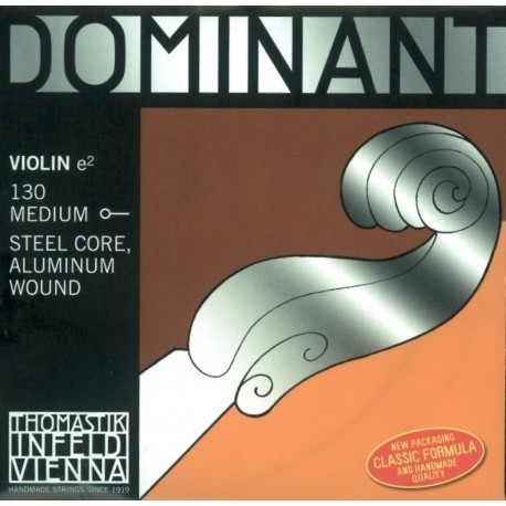 Thomastik-Infeld 633664 - Corde Violon Dominant G 1/2 Sol argent 133 Noyau plein nylon