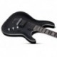 Schecter C-1PLAT-SBK - Guitare éléctrique série Platinium touche ébène micros EMG 57/66 Satin Black