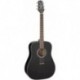 Takamine GD30BLK - Guitare acoustique dreadnough black table épicéa massif