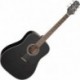 Takamine GD30BLK - Guitare acoustique dreadnough black table épicéa massif