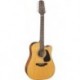 Takamine GD30CE-12NAT - Guitare acoustique dreadnough natural 12-cordes table épicéa massif