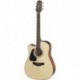 Takamine GD30CELH-NAT - Guitare gaucher électro-acoustique dreadnough pan coupé natural table épicéa massif