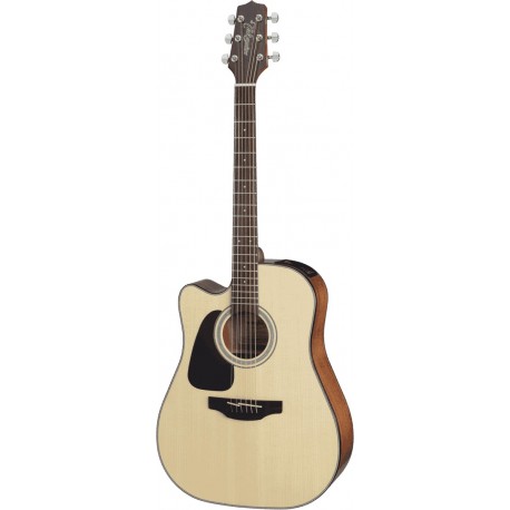 Takamine GD30CELH-NAT - Guitare gaucher électro-acoustique dreadnough pan coupé natural table épicéa massif