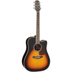 Takamine GD71CEBSB - Guitare électro-acoustique dreadnough pan coupé brown sunburst table épicéa massif