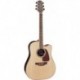 Takamine GD93CENAT - Guitare électro-acoustique dreadnough pan coupé natural table épicéa massif