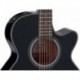 Takamine GF15CEBLK - Guitare électro-acoustique folk pan coupé black