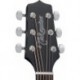 Takamine GF15CEBLK - Guitare électro-acoustique folk pan coupé black