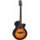 Takamine GF15CEBSB - Guitare électro-acoustique folk pan coupé brown sunburst